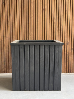 zwarte plantenbak - Foto 1