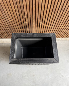 zwarte plantenbak - Foto 3