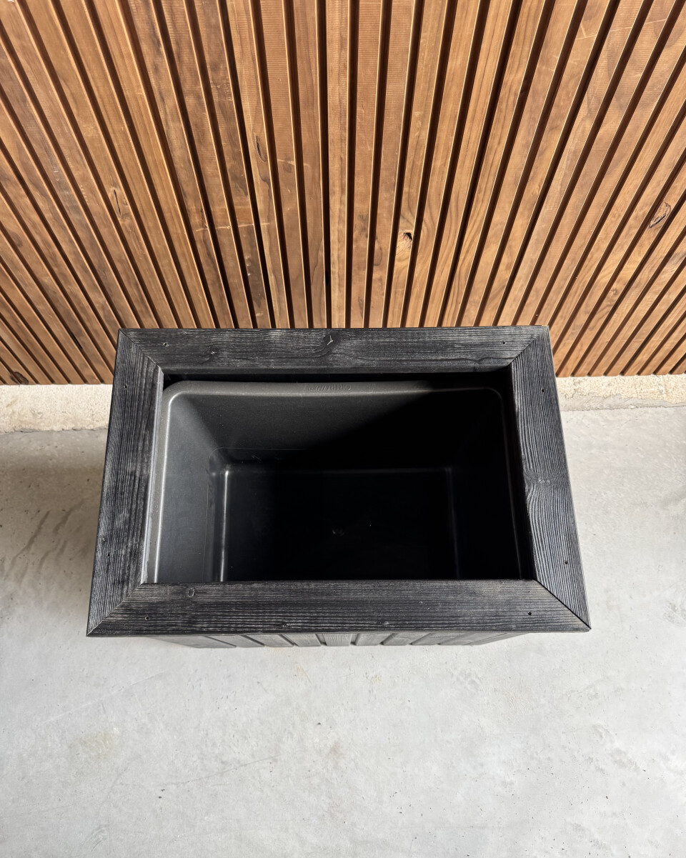 zwarte plantenbak - Foto 3