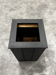 houten planten bak zwart - Foto 2