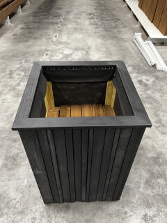 grote houten plantenbak - Foto 3