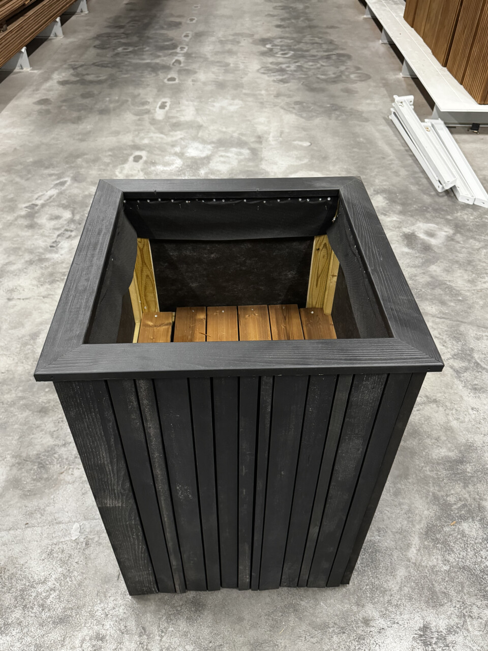 grote houten plantenbak - Foto 3