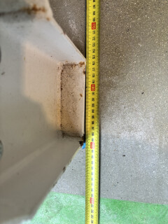 Industriële stalen (steile) trap – H 330 cm / uitval 190 cm - Foto 2