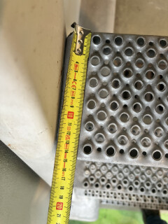 Industriële stalen (steile) trap – H 330 cm / uitval 190 cm - Foto 7