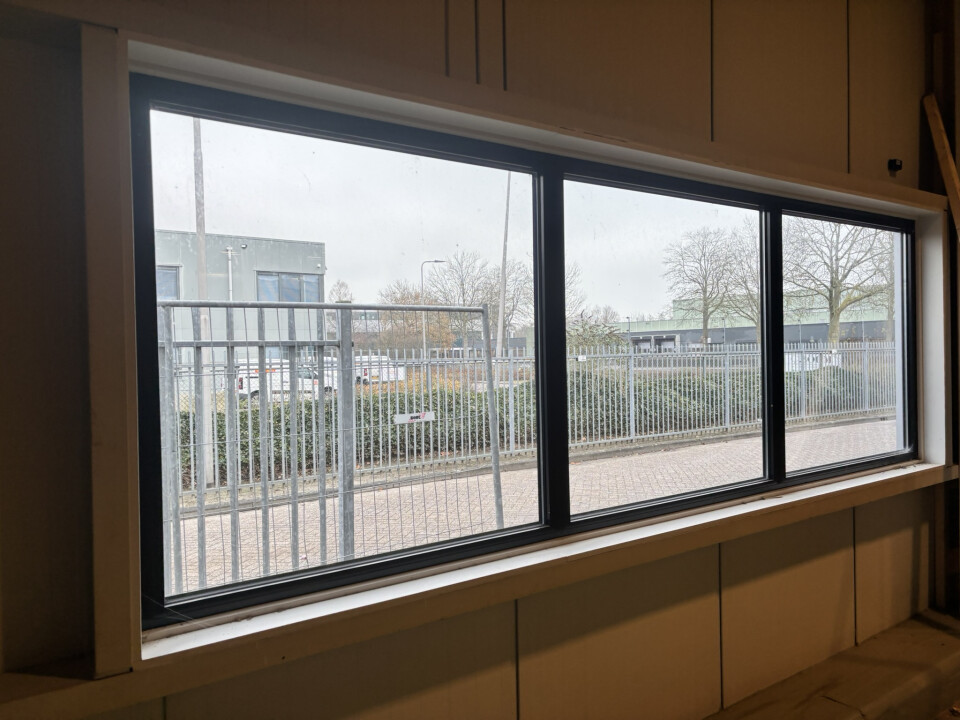 10 stuks aluminium kozijnen antraciet (3-delig) - Foto 2