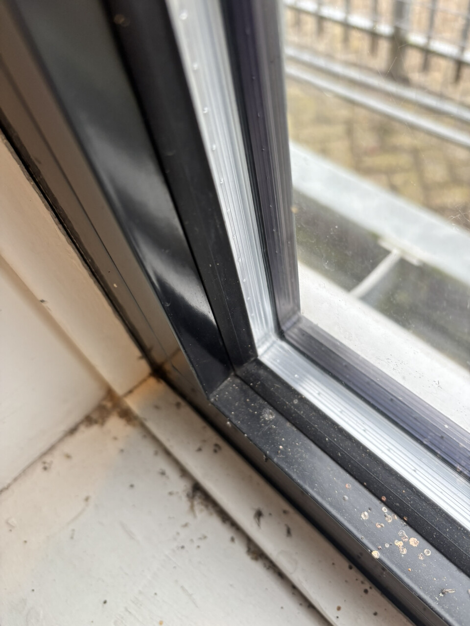 10 stuks aluminium kozijnen antraciet (3-delig) - Foto 3