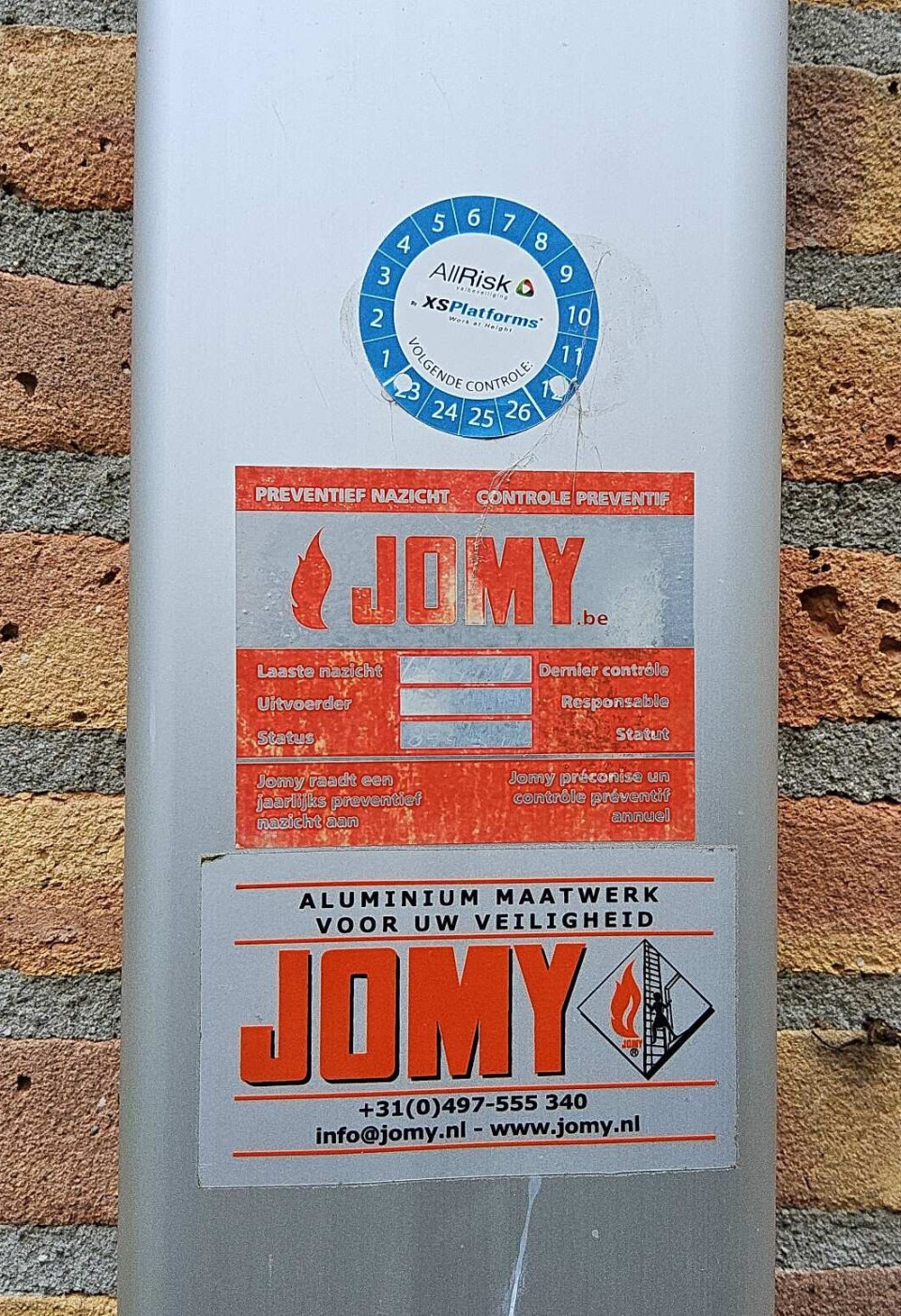 Brandladder uitklapbaar - Foto 1