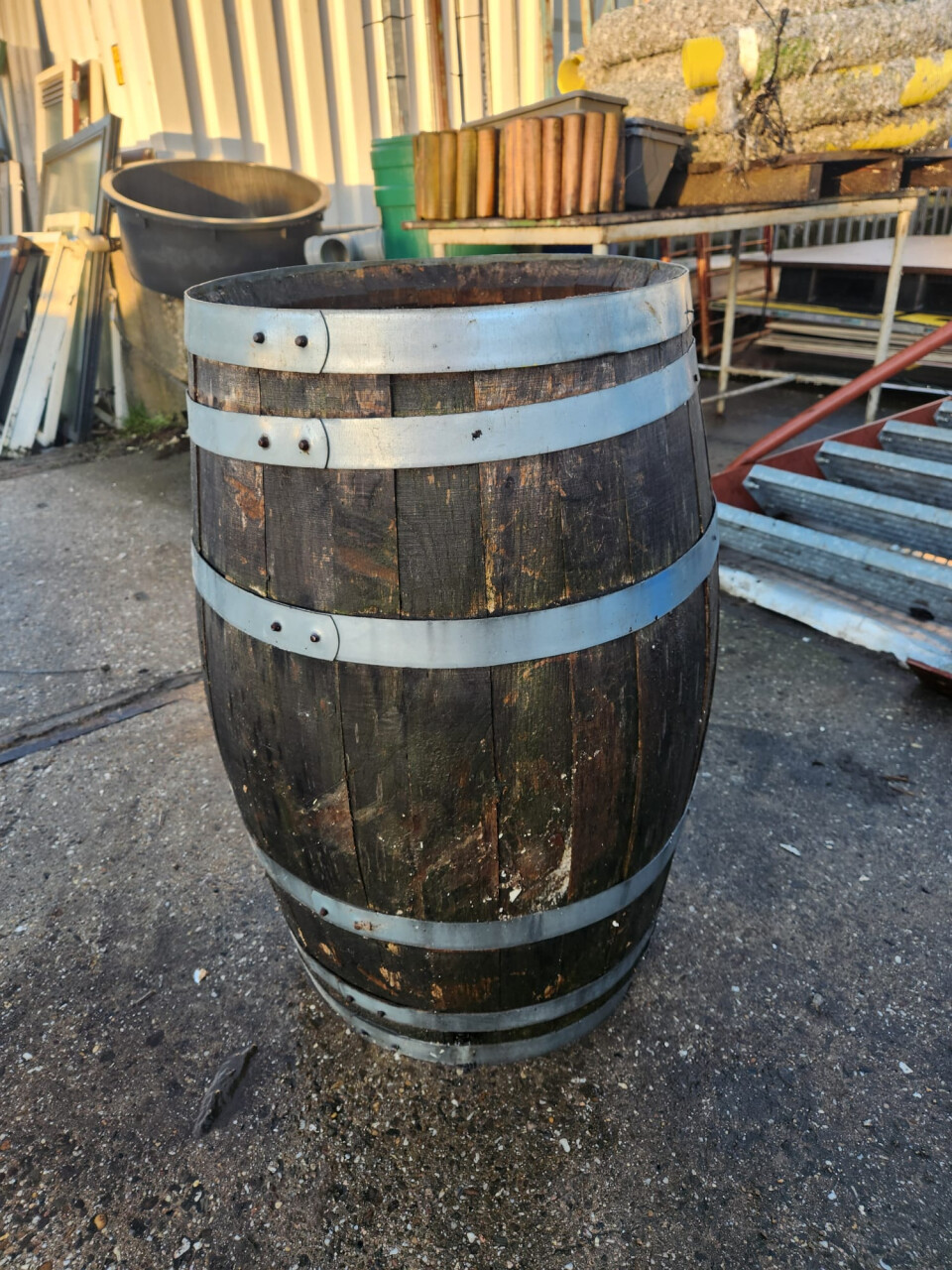 Houten (regen)ton - Foto 1