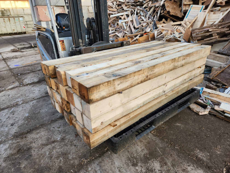 Vurenhouten balken, ruw - Foto 3