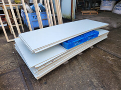 Geplastificeerd spaanplaat met structuur - Foto 1