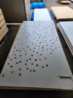 Geplastificeerd spaanplaat met structuur - Foto 3