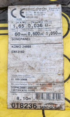 Glaswol isolatie Isover Saint Gobain - Foto 3