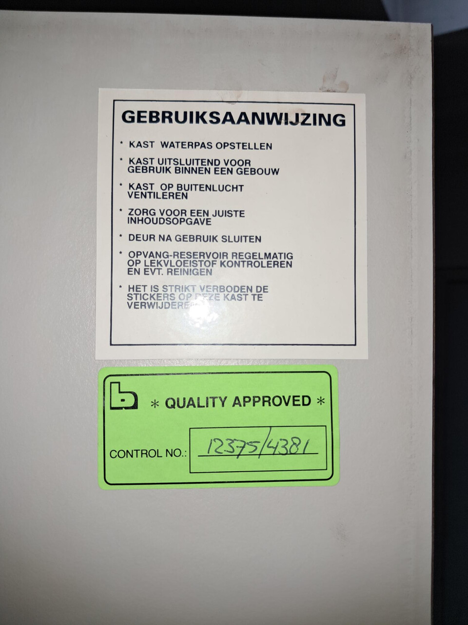 chemische opslagkast - Hiltra