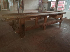 houten werkbank - Foto 1