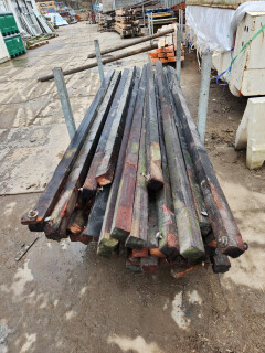 Hardhouten palen met punt - Foto 7