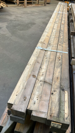 Vurenhouten balken uit circulaire zagerij - Foto 8