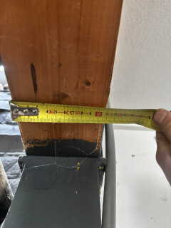 5 stuks gelamineerde houten spanten 110x625x10600 mm - Foto 3