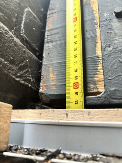 5 stuks gelamineerde houten spanten 110x625x10600 mm - Foto 4