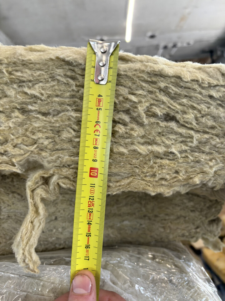 3.000+ m² Steenwol / Rockwool isolatieplaten 110 mm dik