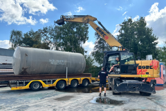 30m³ gereinigde opslagtank / buffertank / dieseltank - Foto 3