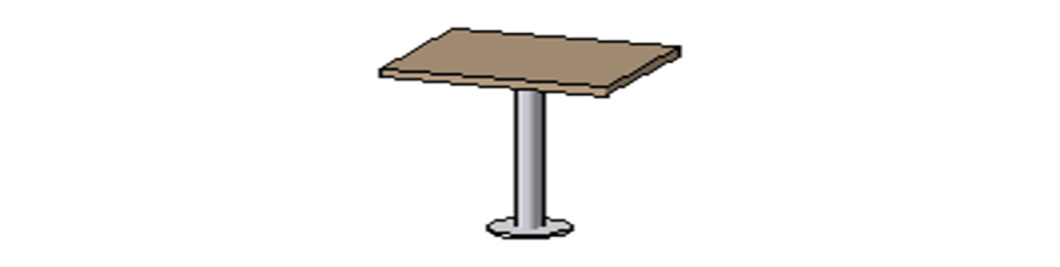 Tafel blad B Garonne oak