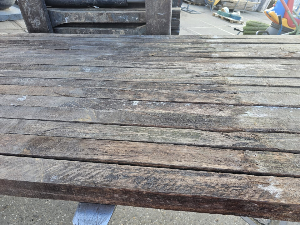 Partij hardhouten, vierkante palen - Foto 4