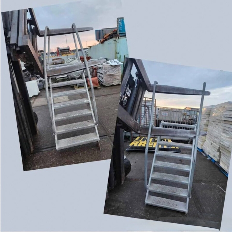 Gegalvaniseerde trappen