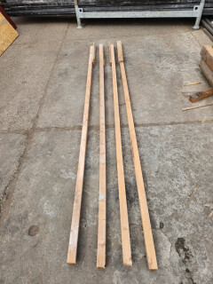 Vurenhouten balken - Foto 2