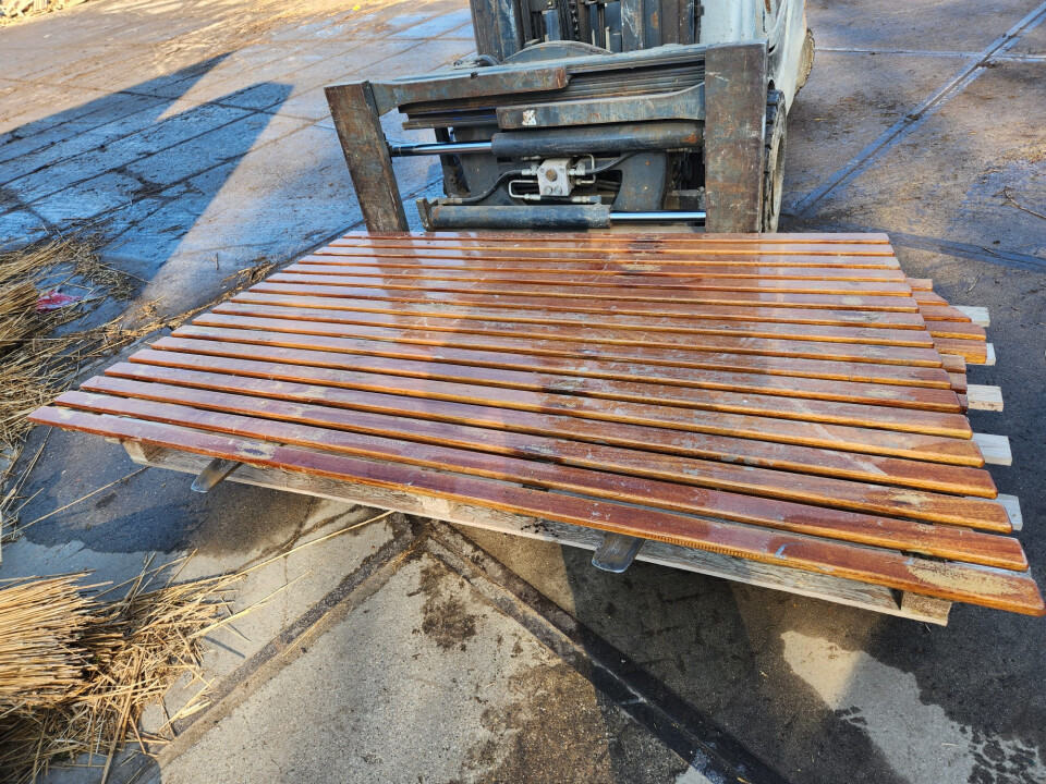 Mahoniehouten latten - Foto 2