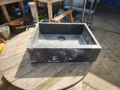 Hardstenen gootsteen - Foto 1