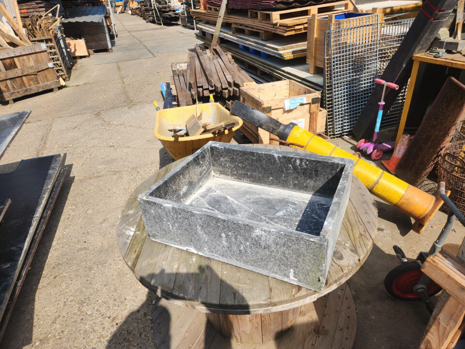 Hardstenen gootsteen - Foto 4