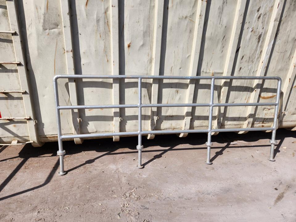 Stalen balustrade delen