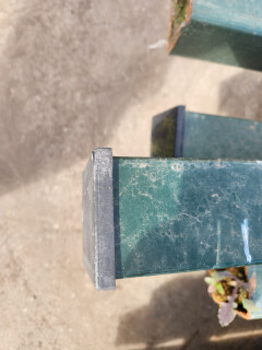 Groen gecoat hekwerk met poort - Foto 5