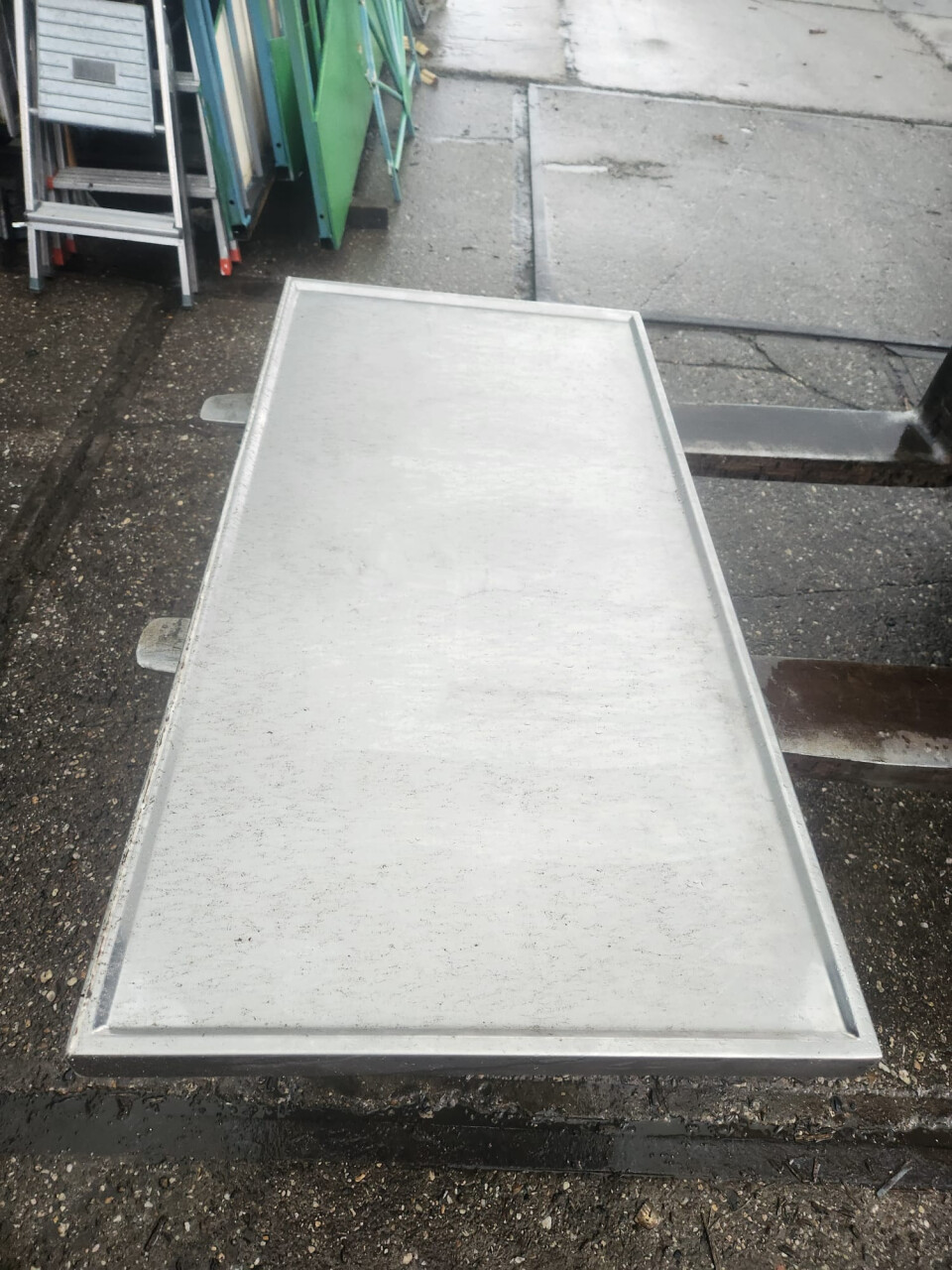 RVS werkblad, aanrechtblad - Foto 2