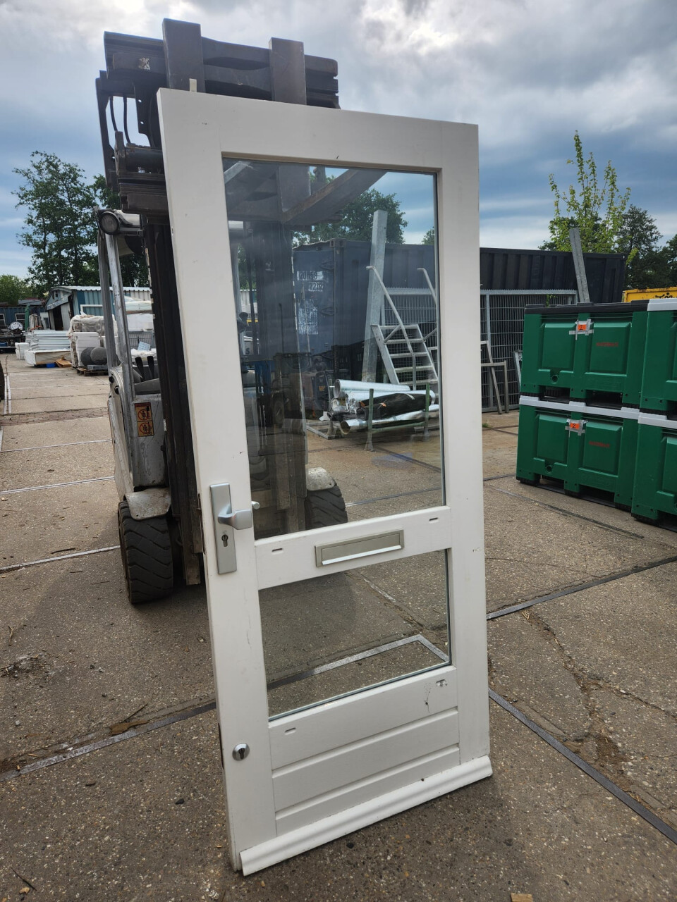 Hardhouten deuren, enkel en dubbel glas - Foto 2