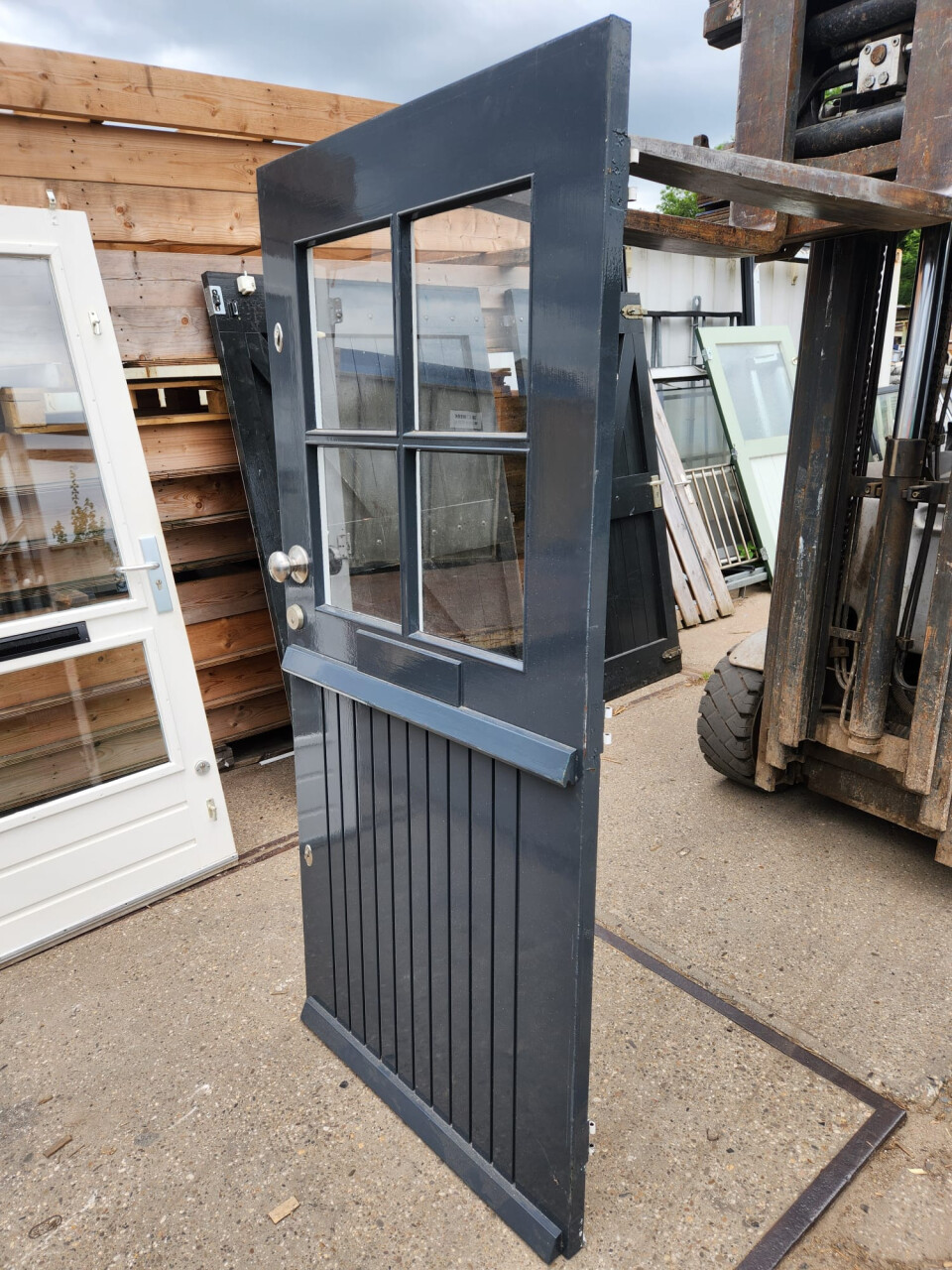 Hardhouten deuren, enkel en dubbel glas - Foto 6
