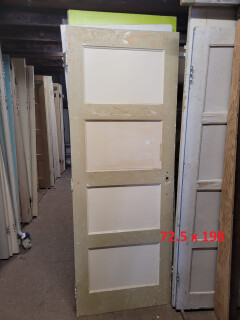 Jaren 30 paneeldeur 70 tot 75 cm breed - Foto 1