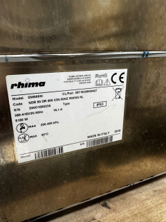 Rhima DR50 voorlader vaatwasmachine - Foto 4