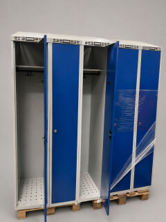 Garderobekast 3-deurs met zitbankje - Foto 3
