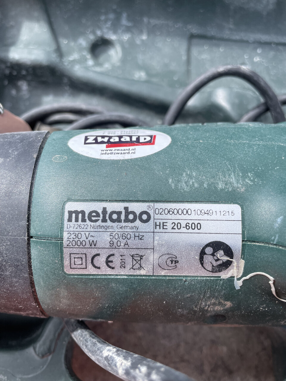 Metabo heteluchtpistool - Foto 3