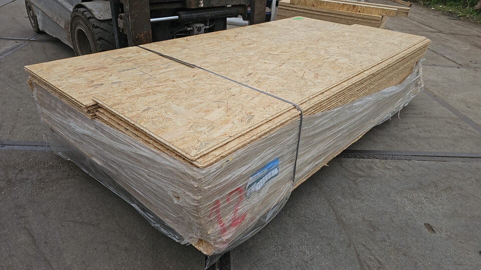 OSB platen, verschillende diktes