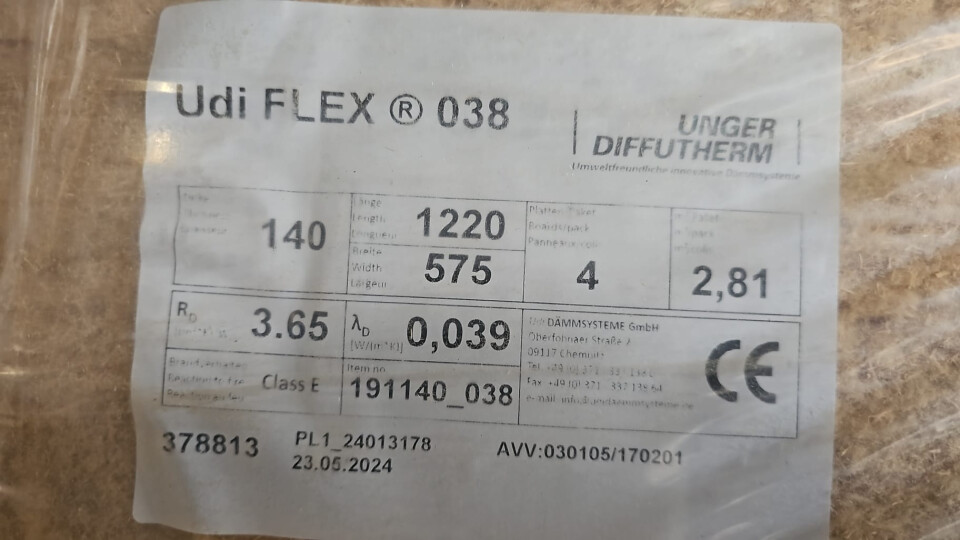 UdiFlex en Uditherm NG60 houtvezel isolatie - Foto 3