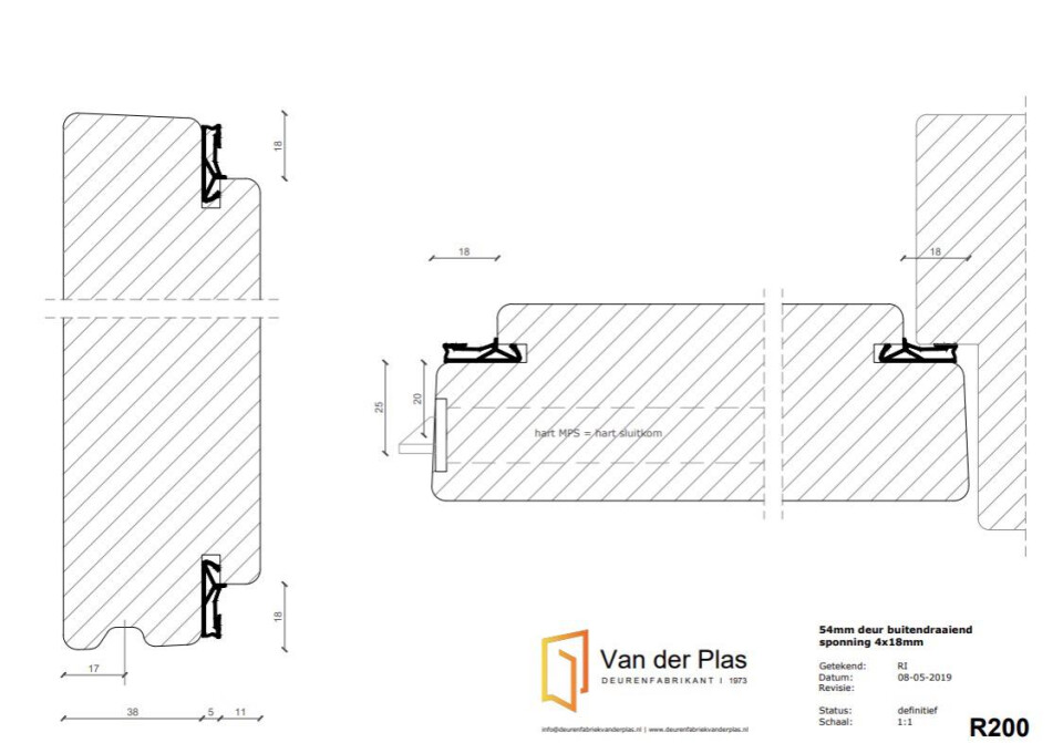 Houten voor- en achterdeuren - Foto 14