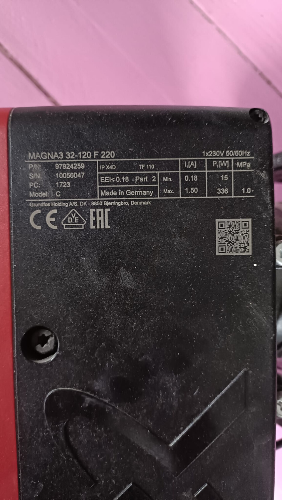 Grundfos MAGNA3 32-120 F 220 circulatiepomp – 230V – DN32 - Foto 6