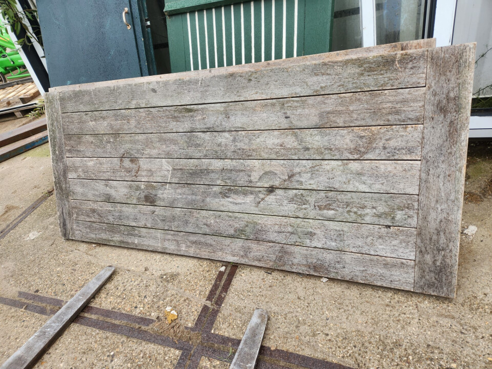 Teakhouten tafelblad