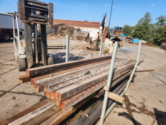Hardhouten vierkante palen met schroeven - Foto 9