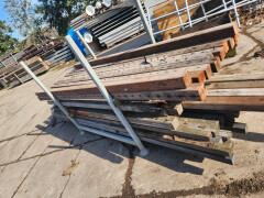 Hardhouten vierkante palen met schroeven - Foto 10