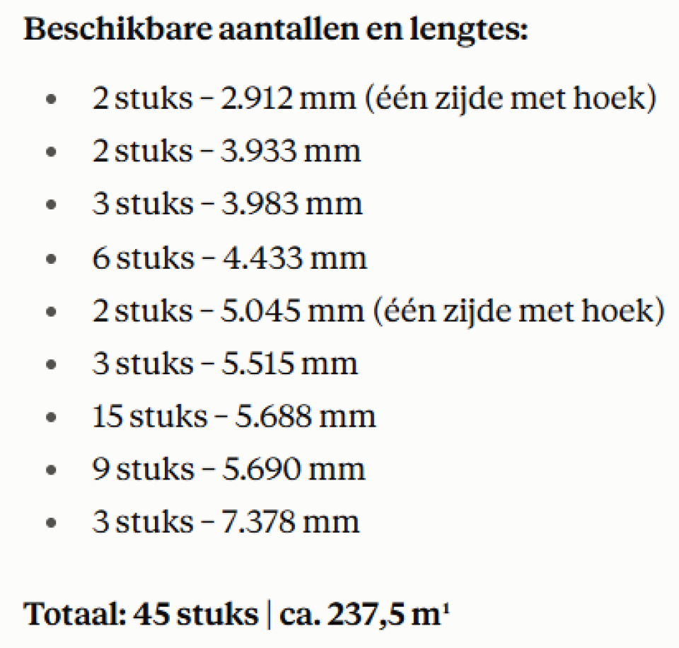 Prefab funderingsbalken beton 300x500 mm | div. lengtes - Foto 4