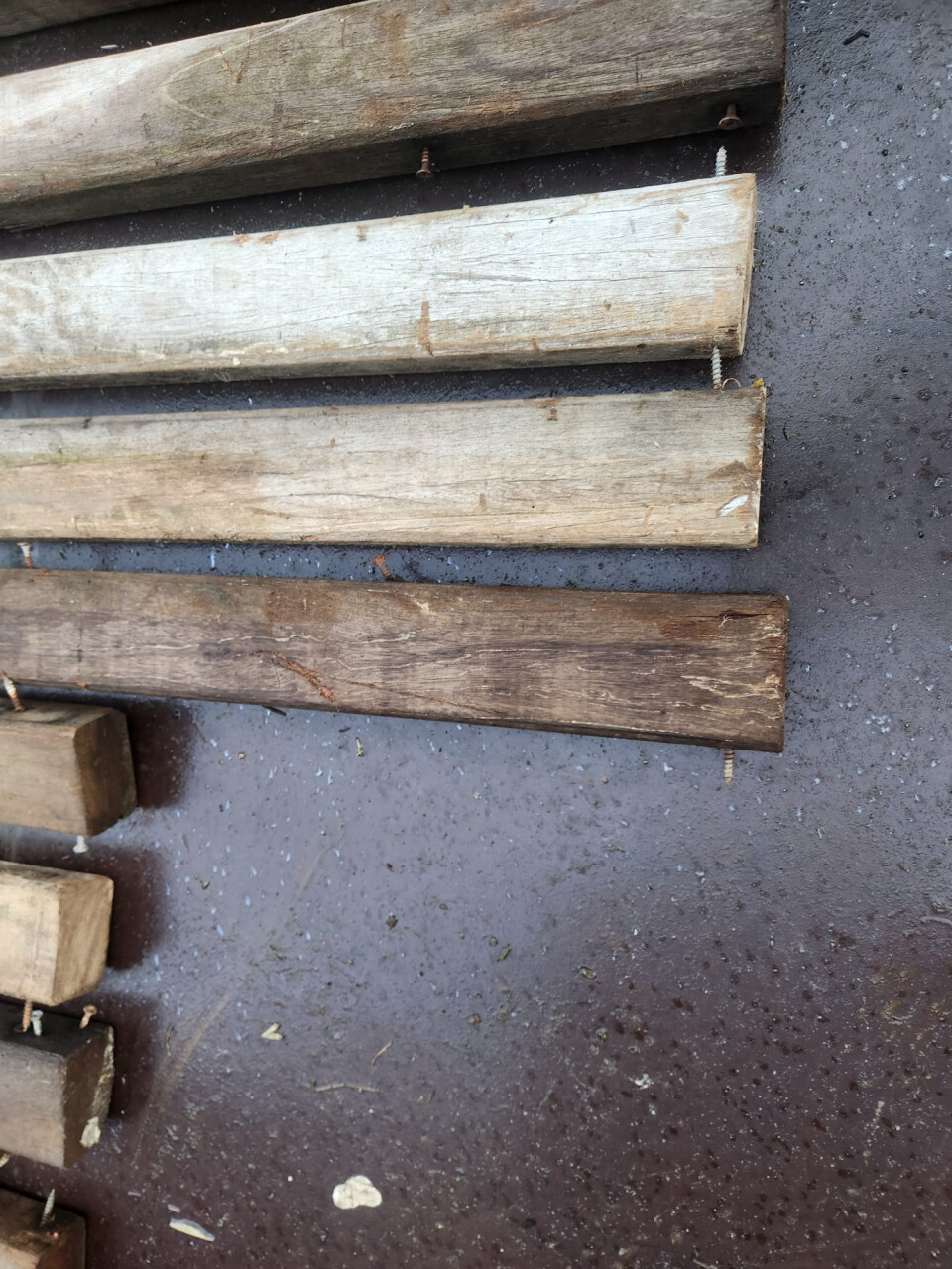 Hardhouten balken met schroeven - Foto 5